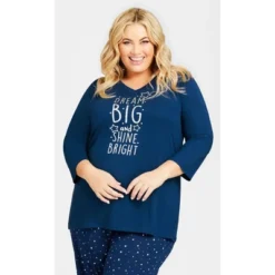 Women's Plus Size Dream Big Sleep Top - Navy | AVENUE 7 Women's Plus Size Dream Big Sleep Top - Navy | AVENUE -Avenue Clothing Shop GUEST 3f79f359 f92e 42e5 b8d0 b4f3065e5174