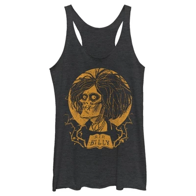Women's Disney Hocus Pocus Billy Zombie Portrait Racerback Tank Top 4 Women's Disney Hocus Pocus Billy Zombie Portrait Racerback Tank Top - Image 2
