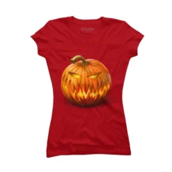 Junior's Design By Humans Jack O'Lantern By Ldarro T-Shirt -Avenue Clothing Shop GUEST 42ddae5a 1793 427c 98ed f985ea779940