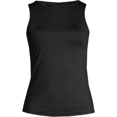 Lands' End Women's High Neck UPF 50 Modest Tankini Top Swimsuit 6 Lands' End Women's High Neck UPF 50 Modest Tankini Top Swimsuit - Image 4