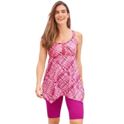 Swim 365 Women’s Plus Size Longer-Length Tankini Top -Avenue Clothing Shop GUEST 4405ade4 7ef4 467c 8157 e6fa3e0e8172