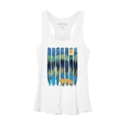Women's Design By Humans Fox Forest Night By Maryedenoa Racerback Tank Top -Avenue Clothing Shop GUEST 4745a0e7 abb7 494c b775 a172bfacfe7a