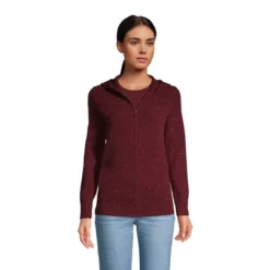 Lands' End Women's Cashmere Front Zip Hoodie Sweater -Avenue Clothing Shop GUEST 48a9fa0f f205 4340 92a8 884126c204f9