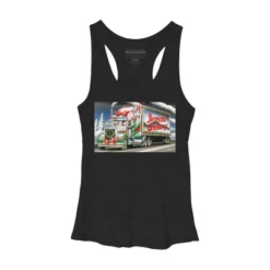 Women's Design By Humans Truck Driver Christmas Shirt Seasons Greetings By Galvanized Racerback Tank Top -Avenue Clothing Shop GUEST 48cce39e b599 4a2b 80d3 4b9391369d8f