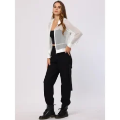 Allegra K Women's Zip Up Long Sleeve Mesh Sheer Hoodie Bomber Jackets 12 Allegra K Women's Zip Up Long Sleeve Mesh Sheer Hoodie Bomber Jackets -Avenue Clothing Shop GUEST 48deac48 31c4 4ac2 8db5 b658f68bde28