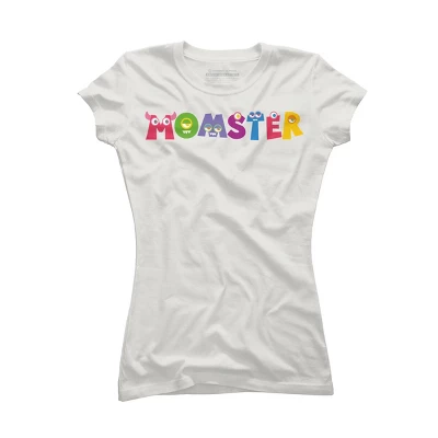 Junior's Design By Humans Cute Momster Cartoon Monster By Averilshop T-Shirt 10 Junior's Design By Humans Cute Momster Cartoon Monster By Averilshop T-Shirt - Image 8