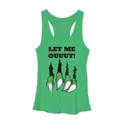 Women's Design By Humans Let The Monster Out Halloween By ArtStyleAlice Racerback Tank Top -Avenue Clothing Shop GUEST 49a92afc fa0a 41e0 826a 2312316fade6