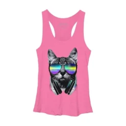 Women's Design By Humans Music Lover Cat By Clingcling Racerback Tank Top -Avenue Clothing Shop GUEST 4b5dc360 caa0 4540 a442 c5506bc8e478