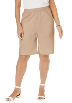 Jessica London Women’s Plus Size Linen Short 8 Jessica London Women’s Plus Size Linen Short -Avenue Clothing Shop GUEST 4bf47d88 5cd8 43f6 b8d2 6126b8a71614