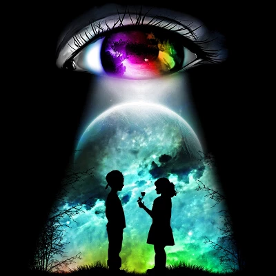 Women's Design By Humans Love At First Sight By Clingcling Racerback Tank Top 3 Women's Design By Humans Love At First Sight By Clingcling Racerback Tank Top