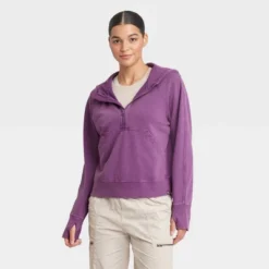 Women's 1/2 Zip Fleece Pullover - JoyLab™ -Avenue Clothing Shop GUEST 4fcabd76 dd71 4068 bb55 2fa5abd40d06