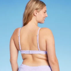 Women's Wavy Terry Textured Triangle Bikini Top - Wild Fable™ Lilac Purple -Avenue Clothing Shop GUEST 51532f42 1302 4d2a adbd c103d738d45c