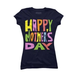 Junior's Design By Humans Happy Mother's Day Colorful Text By Yunta T-Shirt -Avenue Clothing Shop GUEST 5218e750 209b 4072 8387 cf4eb8eeb0dc