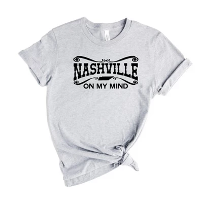 Simply Sage Market Women's Nashville On My Mind Short Sleeve Graphic Tee 6 Simply Sage Market Women's Nashville On My Mind Short Sleeve Graphic Tee - Image 4