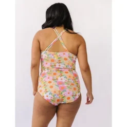 Lime Ricki Women's Garden Party Double-Cinch Tankini Top -Avenue Clothing Shop GUEST 52a3f55a bcf1 4e87 bd4f 72eb191aae72