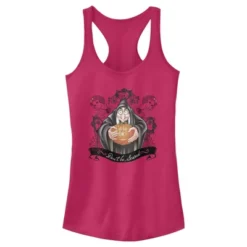 Junior's Snow White And The Seven Dwarves Evil Queen Pumpkin Racerback Tank Top -Avenue Clothing Shop GUEST 52ec780f 72a3 45cf 9f07 1f2756e1dd70
