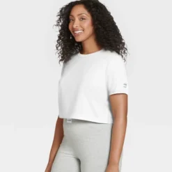 Jockey Generation™ Women's Organic Cotton Stretch Cropped T-Shirt - White 9 Jockey Generation™ Women's Organic Cotton Stretch Cropped T-Shirt - White -Avenue Clothing Shop GUEST 533802e7 85a4 45dc 8364 4f69ed97b6d4