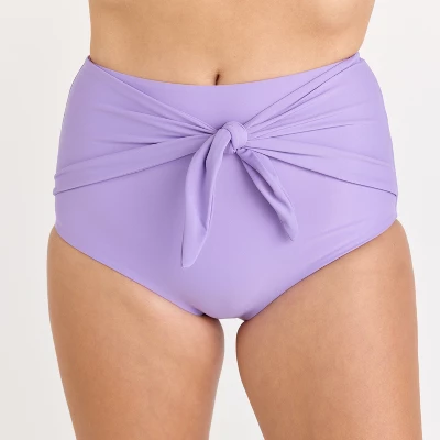Calypsa Womens High Waisted Bikini Bottom With Front Tie 5 Calypsa Womens High Waisted Bikini Bottom With Front Tie - Image 3