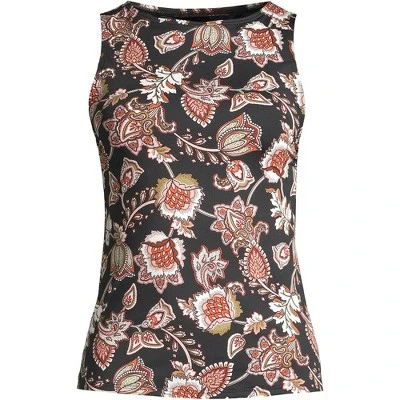 Lands' End Women's High Neck UPF 50 Modest Tankini Top Swimsuit 12 Lands' End Women's High Neck UPF 50 Modest Tankini Top Swimsuit - Image 10