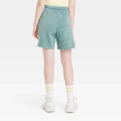 Women's SmileyWorld What Makes You Smile Graphic Shorts - Green