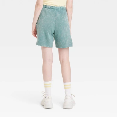 Women's SmileyWorld What Makes You Smile Graphic Shorts - Green 3 Women's SmileyWorld What Makes You Smile Graphic Shorts - Green