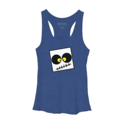 Women's Design By Humans Square Skull By LonaMisa Racerback Tank Top -Avenue Clothing Shop GUEST 599f3355 a41c 42ae 8d78 e5e57ad51db4