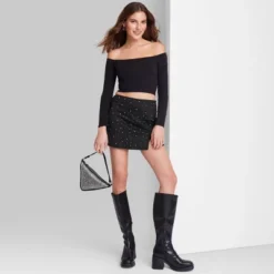 Women's High-Rise Bodycon Mini Skort - Wild Fable™ Black -Avenue Clothing Shop GUEST 5a349815 d596 407d ac21 0744db5a4619