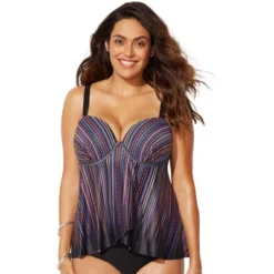 Swimsuits For All Women’s Plus Size Flyaway Underwire Tankini Top 9 Swimsuits For All Women’s Plus Size Flyaway Underwire Tankini Top -Avenue Clothing Shop GUEST 5c2439b0 6936 4048 a36d 24f0f018c615
