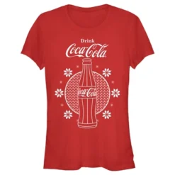 Coca-Cola Junior's Coca Cola Christmas Snowflakes Bottle T-Shirt 7 Coca-Cola Junior's Coca Cola Christmas Snowflakes Bottle T-Shirt -Avenue Clothing Shop GUEST 5c58e2b8 5a17 4f0c bc0e c842b39ebae0