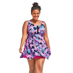 Swim 365 Women’s Plus Size Longer-Length Tankini Top -Avenue Clothing Shop GUEST 5c75ba67 44e8 4c9e 9eac 58f56e2ab9da
