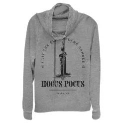 Junior's Hocus Pocus I Lit Black Flame Candle Cowl Neck Sweatshirt -Avenue Clothing Shop GUEST 5daeecb4 a0d9 4c54 aab5 a2338d920561
