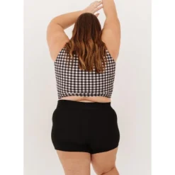 Lime Ricki Women's Black High-Waist Boy Short -Avenue Clothing Shop GUEST 5e8546ce f5af 46e6 8968 d05726f22e91