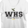 Yellowjackets WHS School Uniform Crew Neck Short Sleeve White Women's T-shirt