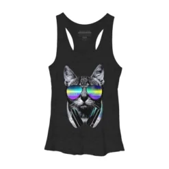 Women's Design By Humans Music Lover Cat By Clingcling Racerback Tank Top -Avenue Clothing Shop GUEST 5eb667c6 d52f 45c0 8175 e5f8ef44ea2d