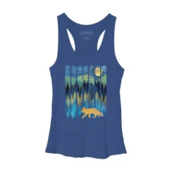 Women's Design By Humans Fox Forest Night By Maryedenoa Racerback Tank Top -Avenue Clothing Shop GUEST 61da4c53 89d3 44a5 a41b 22508895c771