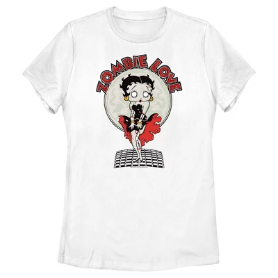 Women's Betty Boop Valentine's Day Zombie Love Dress T-Shirt 5 Women's Betty Boop Valentine's Day Zombie Love Dress T-Shirt - Image 3