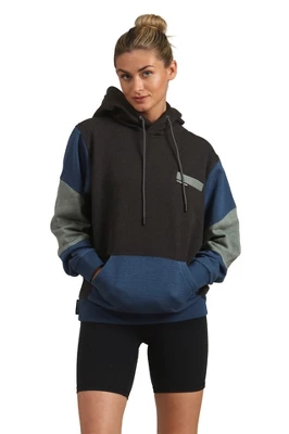 Members Only Women's Colorblock Pullover Oversized Hooded Sweatshirt 7 Members Only Women's Colorblock Pullover Oversized Hooded Sweatshirt - Image 5