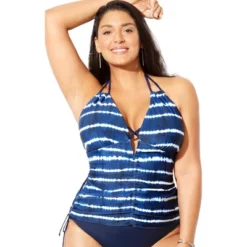 Swimsuits For All Women’s Plus Size Plunge Tankini Top -Avenue Clothing Shop GUEST 6502fe9a 761e 4af6 9678 aa96d8071d05