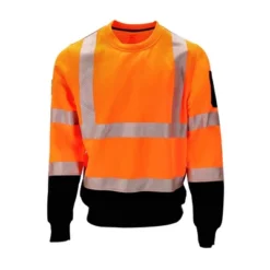 RefrigiWear High Visibility Hi Vis ANSI Type R, Class 3 Breathable Safety Crewneck Sweatshirt With Reflective Tape 15 RefrigiWear High Visibility Hi Vis ANSI Type R, Class 3 Breathable Safety Crewneck Sweatshirt With Reflective Tape -Avenue Clothing Shop GUEST 6543ed92 d324 4b1e 9dfc 44faf1607dcd
