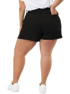 Agnes Orinda Women's Plus Size Denim Mid-Rise Stretchy Raw Hem Casual Jean Shorts 11 Agnes Orinda Women's Plus Size Denim Mid-Rise Stretchy Raw Hem Casual Jean Shorts -Avenue Clothing Shop GUEST 662a8b8c b0d0 45c0 9303 a5da3e4cee0c
