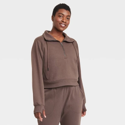 Women's Half Zip Fleece Pull Over - All In Motion™ 4 Women's Half Zip Fleece Pull Over - All In Motion™ - Image 2