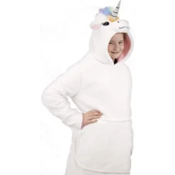 Plushible Snugible Unicorn Oversized Hooded Costume/Blanket Hoodie