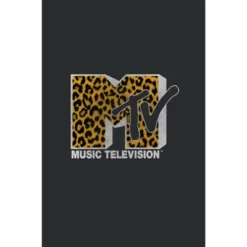 Women's MTV Cheetah Print Logo Racerback Tank Top