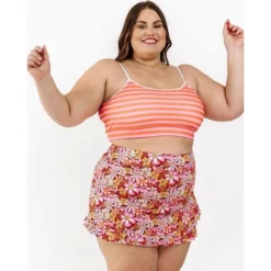 Lime Ricki Women's Groovy Blooms Ultra High-Waist Skirt W/ Bottoms -Avenue Clothing Shop GUEST 69266a5c 299c 41ac bd47 c2db4c81838b