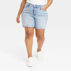 Women's High-Waisted Bermuda Jean Shorts - Ava & Viv™ 11 Women's High-Waisted Bermuda Jean Shorts - Ava & Viv™ -Avenue Clothing Shop GUEST 6981ed3f 7b27 4ba2 8051 c1f6bd00a381