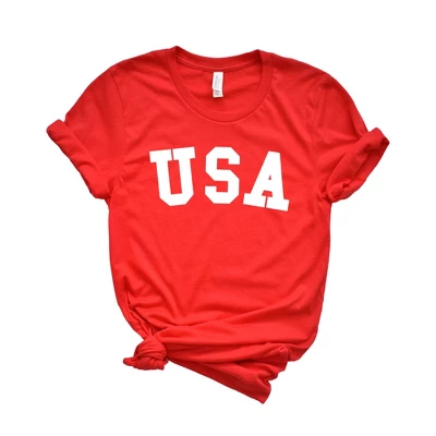 Simply Sage Market Women's USA Bold Short Sleeve Graphic Tee 6 Simply Sage Market Women's USA Bold Short Sleeve Graphic Tee - Image 4