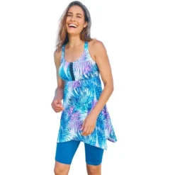 Swim 365 Women’s Plus Size Longer-Length Tankini Top -Avenue Clothing Shop GUEST 6ce7b2f5 9cf7 424b b23a 869df2fe5586