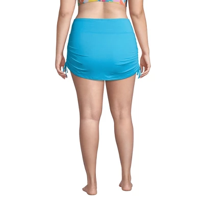 Lands' End Women's Plus Size Chlorine Resistant Tummy Control Adjustable Swim Skirt Swim Bottoms 3 Lands' End Women's Plus Size Chlorine Resistant Tummy Control Adjustable Swim Skirt Swim Bottoms