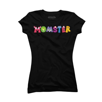 Junior's Design By Humans Cute Momster Cartoon Monster By Averilshop T-Shirt 4 Junior's Design By Humans Cute Momster Cartoon Monster By Averilshop T-Shirt - Image 2