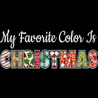 Women's Design By Humans My Favorite Color Is Christmas By C3gdesigns Racerback Tank Top 3 Women's Design By Humans My Favorite Color Is Christmas By C3gdesigns Racerback Tank Top